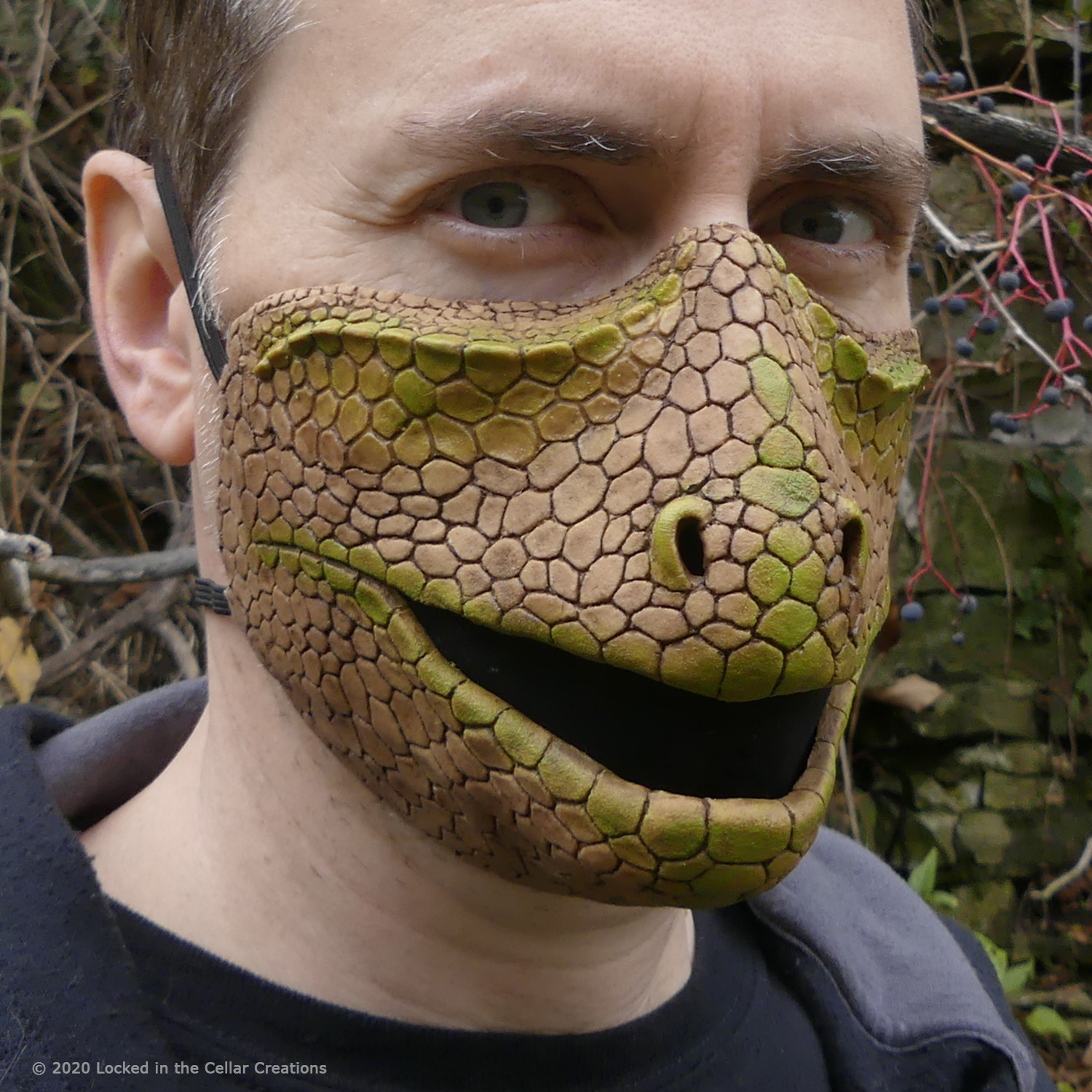 Reptile Prosthetic Mask _ Prosthetic Utah Company – CLSA